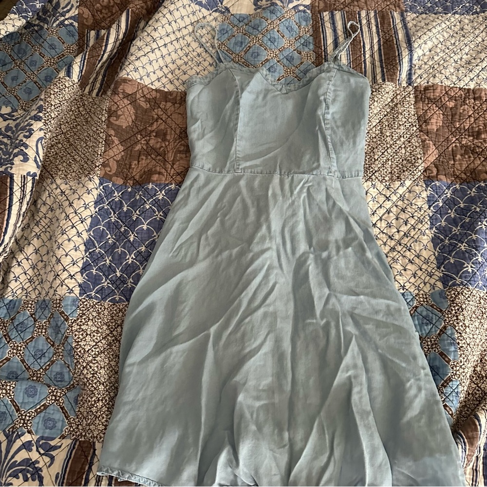 Cotton on blue strappy dress